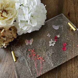 Brand New Butterfly Tray * Customization Available